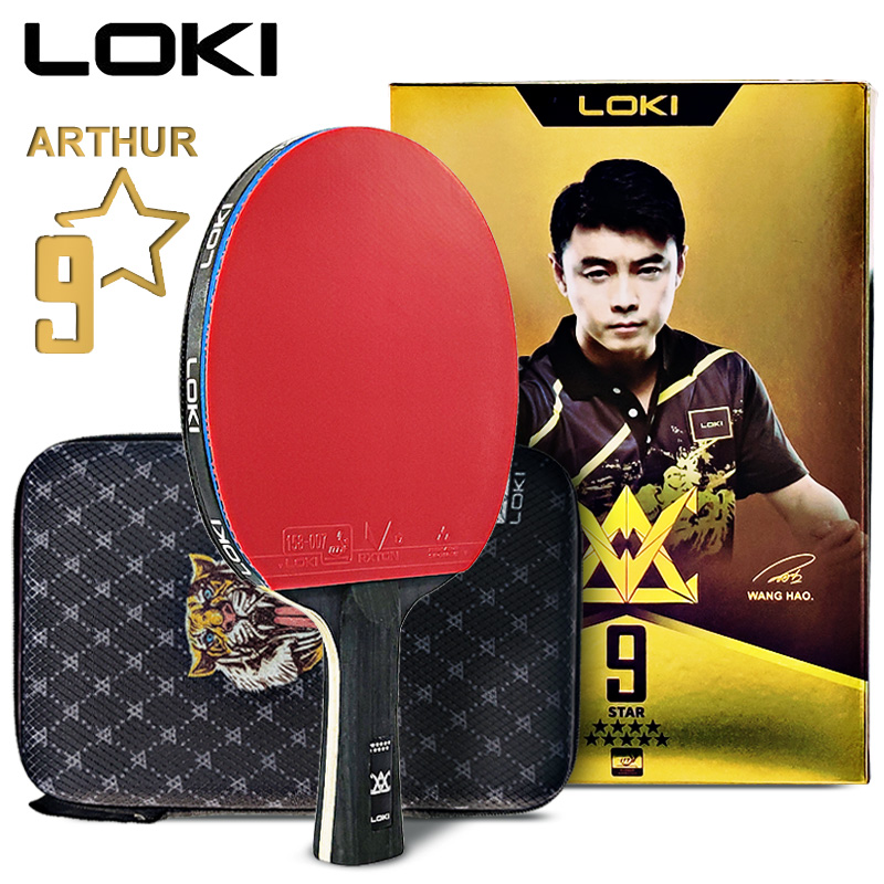 Table Tennis Bat Butterfly - LOKI ARTHUR 9 ดาวตารางไม้เทนนิสคาร์บอน Offensive น้ําหนักเบาปิงปอง