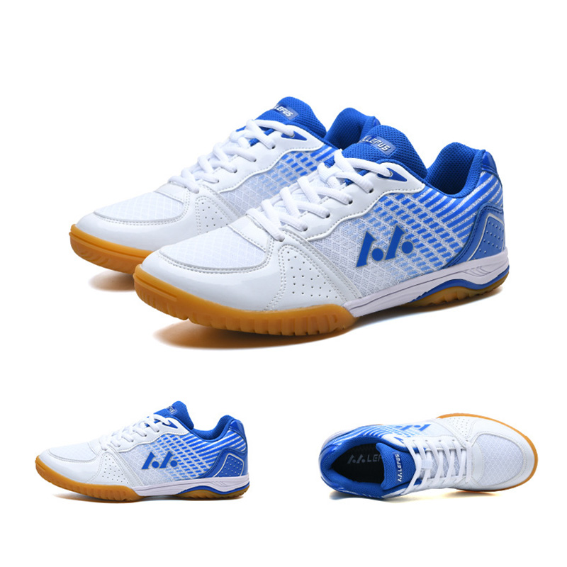 Table Tennis Trainer - LEFUS คุณภาพผู้ชายผู้หญิงรองเท้าแบดมินตันขนาด 36-45 Anti SLIP ในร่มการฝึกอบรมตารางเทนนิสรองเท้าผ้าใบฟิตเนสกีฬารองเท้า