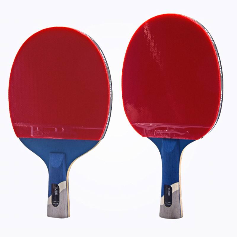 Table Tennis Youtube - Stiga 5 ดาว TUBE ไม้ปิงปองสําเร็จรูปห่วงแร็กเก็ตพร้อมไม้ปิงปองไม้บริสุทธิ์โจมตีเร็ว