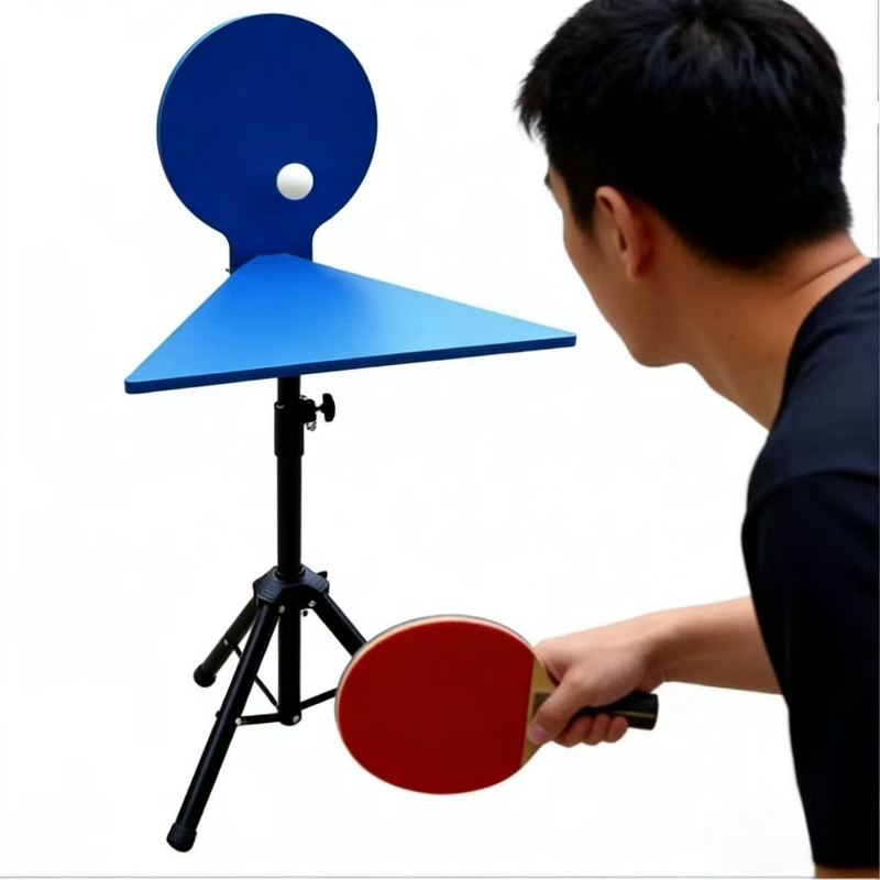 Table Tennis Trainer - กระดานฝึกซ้อมปิงปองแบบปรับได้ กระดานรับลูกปิงปองเดี่ยว ทนทาน อุปกรณ์ฝึกซ้อมกีฬาสำหรับมืออาชีพ