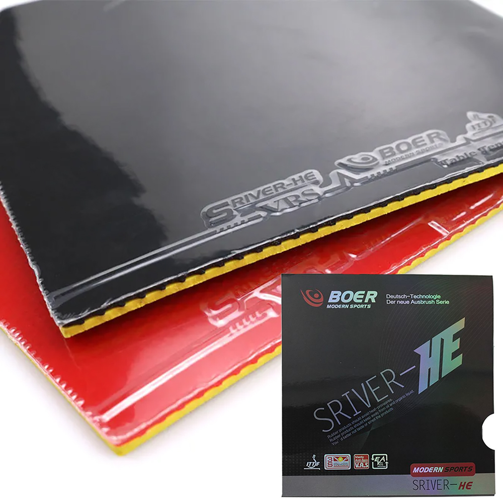 Table Tennis Trainer - ยางปิงปอง Original BOER Silver-HE สำหรับฝึกซ้อม ยางปิงปองแบบมีปุ่ม