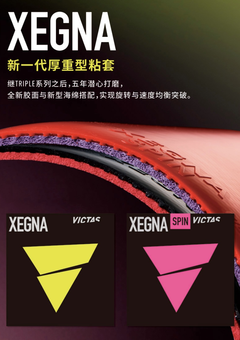 Table Tennis Rubber Anti Spin - วิคตัส เอ็กซ์เอ็นเอ สปิน /เอ็กซ์เอ็นเอ