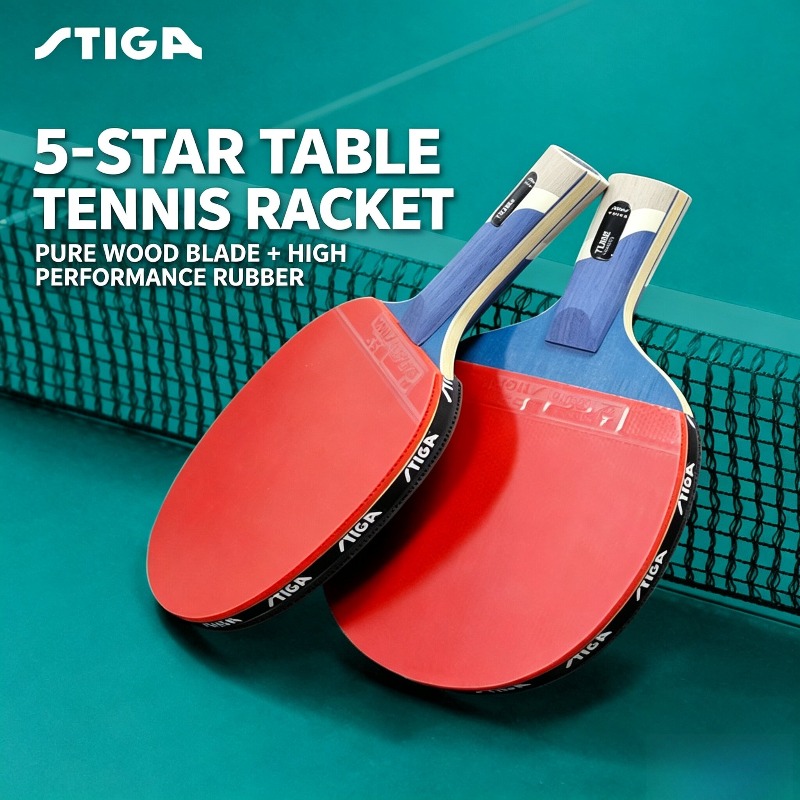 Table Tennis Youtube - ไม้ปิงปอง STIGA 5-Star TUBE แบบประกอบสำเร็จ ไม้