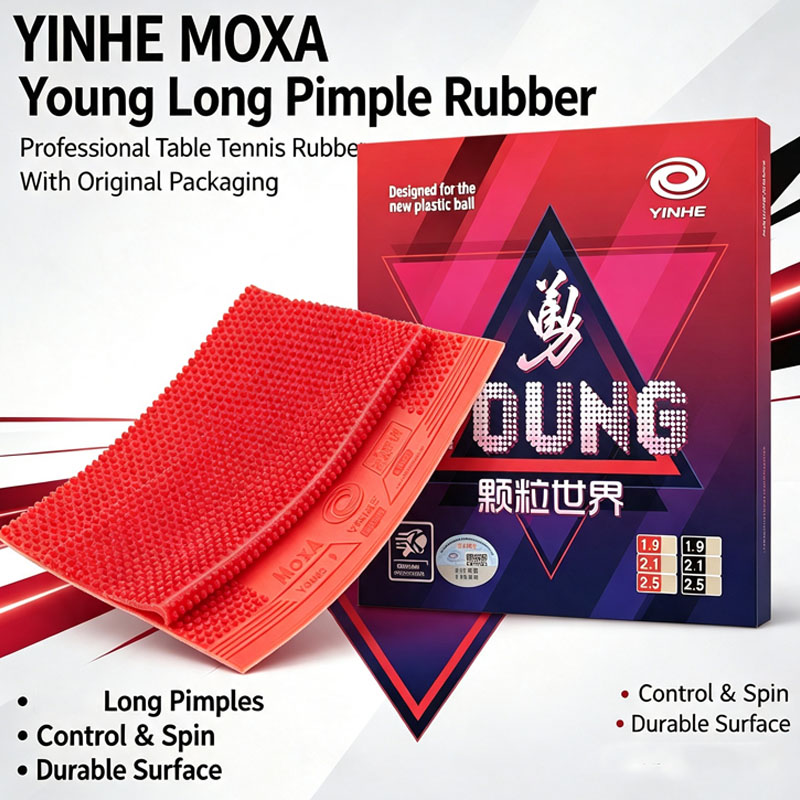 Table Tennis Rubber Anti Spin - ยางปิงปอง YINHE YOUNG Long Pips-Out รุ่นดั้งเดิม