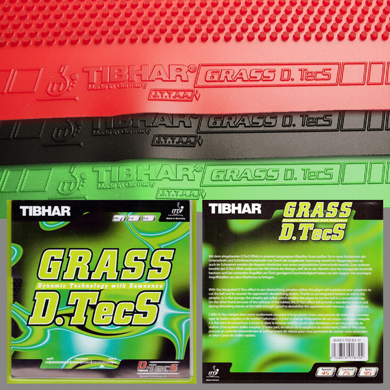 ยางปิงปอง TIBHAR Grass D.TecS  - Table Tennis Market บทวิจารณ์และราคา