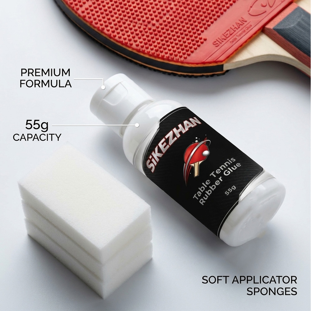กาวติดยางปิงปอง 55G พร้อมฟองน้ - Table Tennis Tournament บทวิจารณ์และราคา