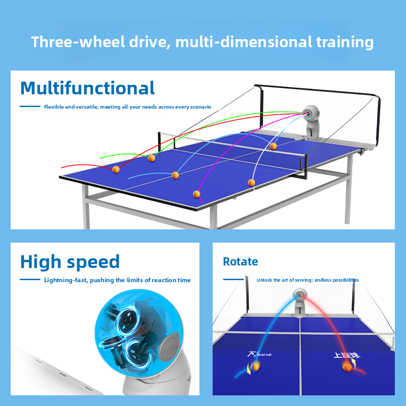 เครื่องเสิร์ฟลูกปิงปองโดรา สำห - Table Tennis Trainer บทวิจารณ์และราคา