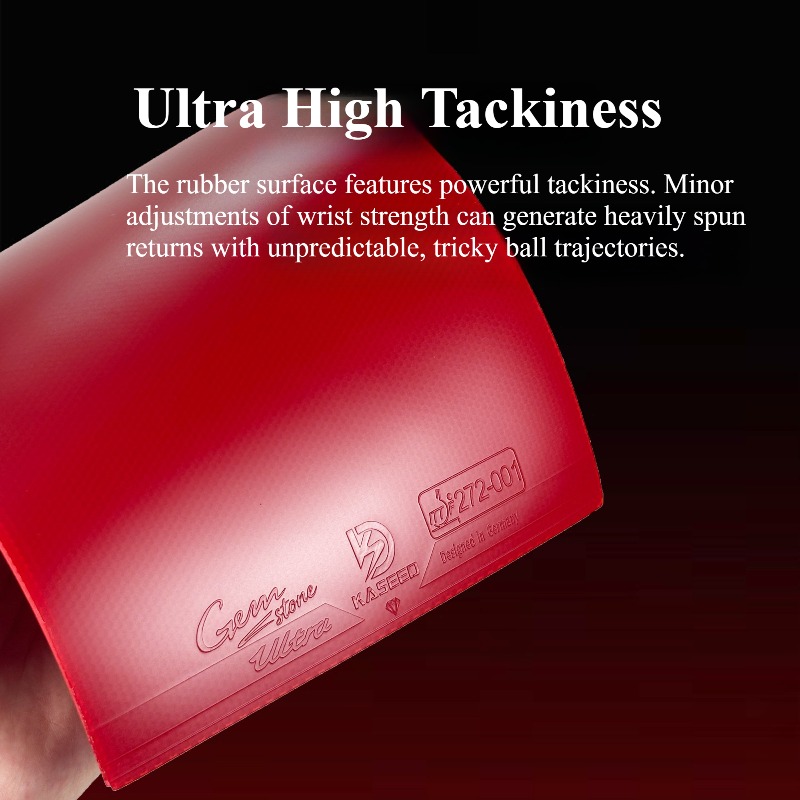 ยางปิงปอง KASEED Red Diamond R - Table Tennis Rubber Anti Spin บทวิจารณ์และราคา