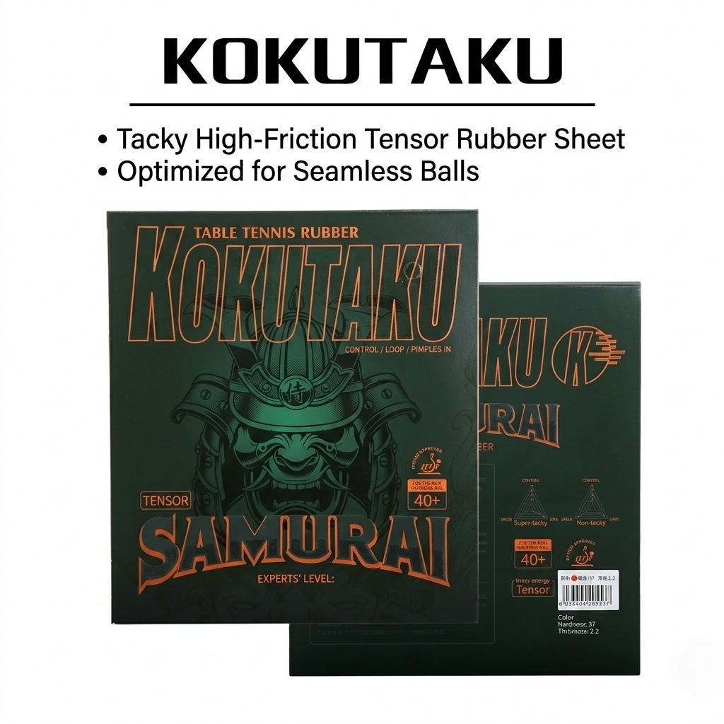 ชุดยาง Kokutaku Sakura 868 ยาง - Table Tennis Rubber Anti Spin บทวิจารณ์และราคา