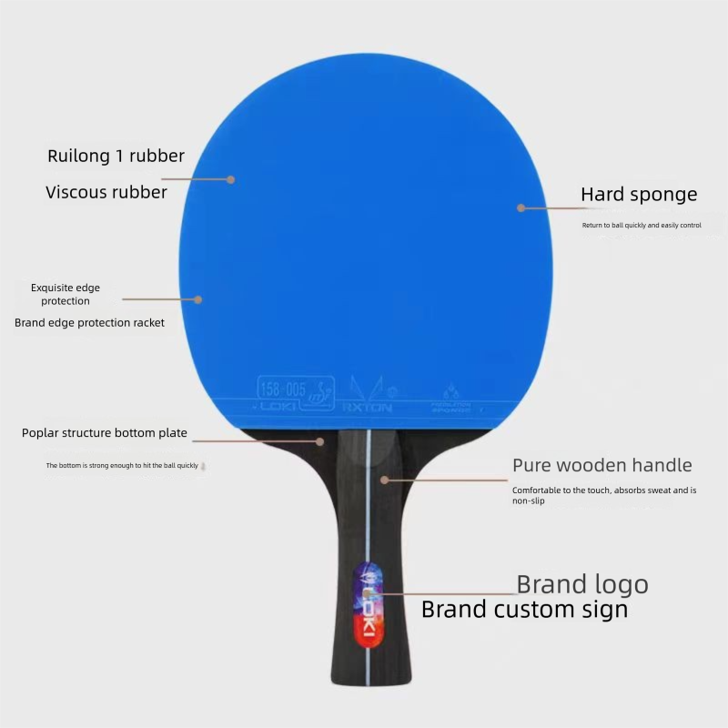 ไม้ปิงปอง Loki K5000 ระดับมืออ - Table Tennis Touch บทวิจารณ์และราคา