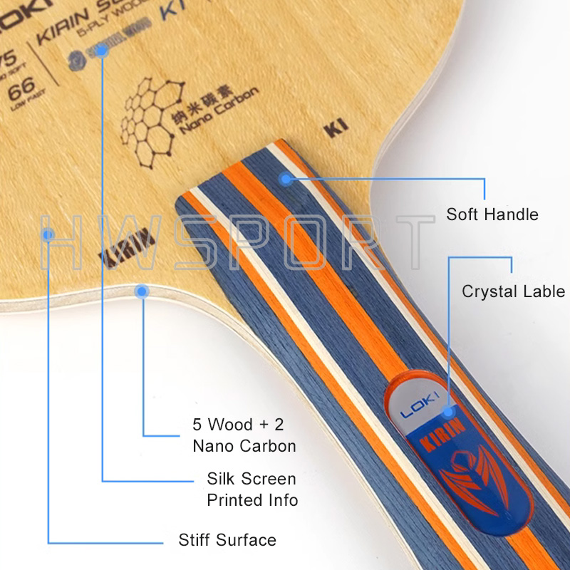 LOKI Kirin K1 K2 K3 ตารางเทนนิ - Table Tennis Bat Butterfly บทวิจารณ์และราคา